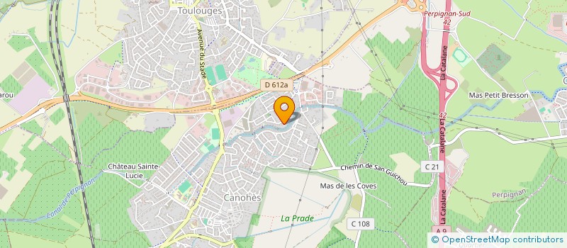 localisation de l'entreprise L & L  PERPIGNAN