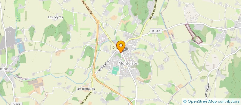 localisation de l'entreprise L.L.B.  ETOILE-SUR-RHONE