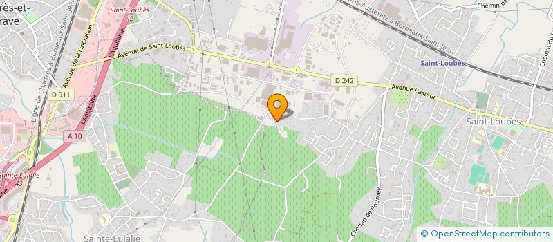 localisation de l'entreprise L.L.C.  SAINT-LOUBES