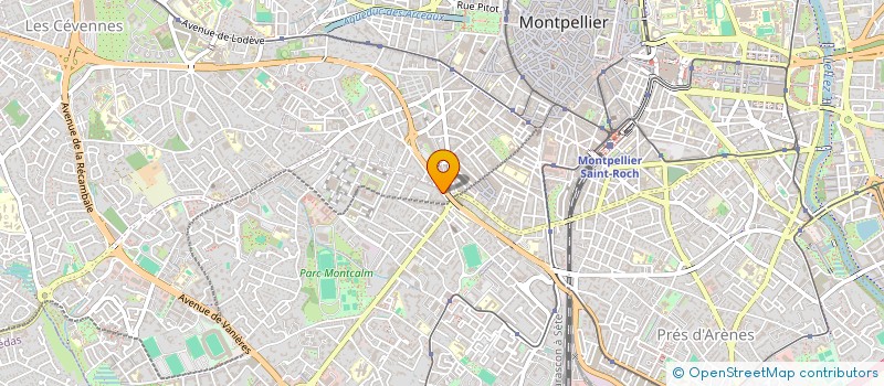 localisation de l'entreprise L&L CHAUFFAGE SANITAIRE à MONTPELLIER