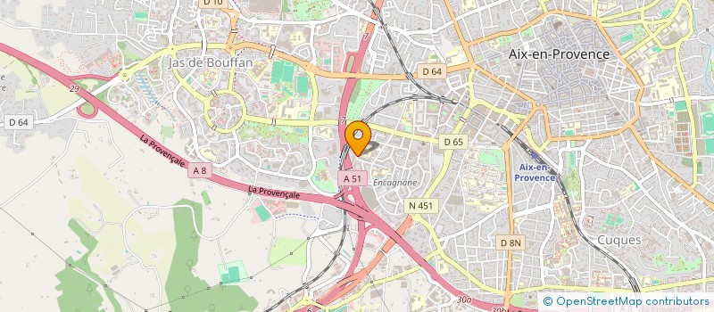 localisation de l'entreprise L&L COMMUNICATION à AIX-EN-PROVENCE