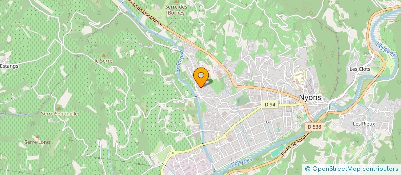 localisation de l'entreprise L & L CONSTRUCTION  NYONS