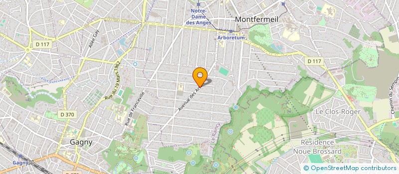 localisation de l'entreprise L.L.D à MONTFERMEIL