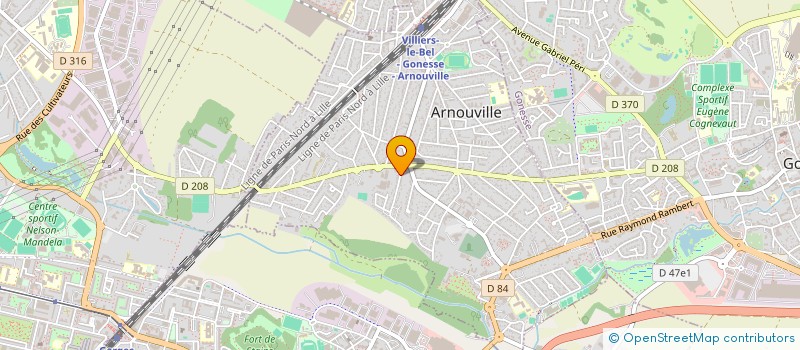 localisation de l'entreprise L.L.E.N.  ARNOUVILLE