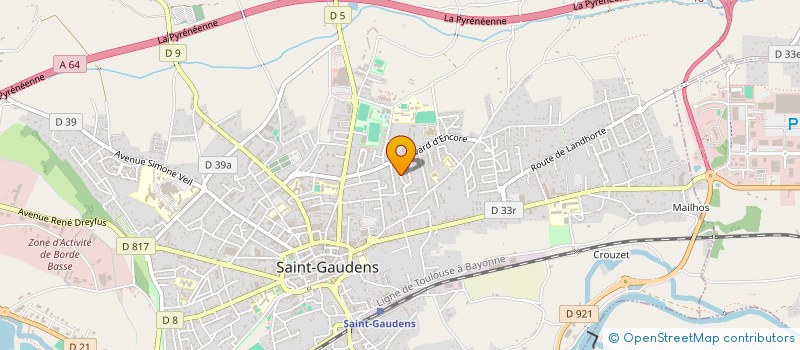 localisation de l'entreprise L.L.G  SAINT-GAUDENS
