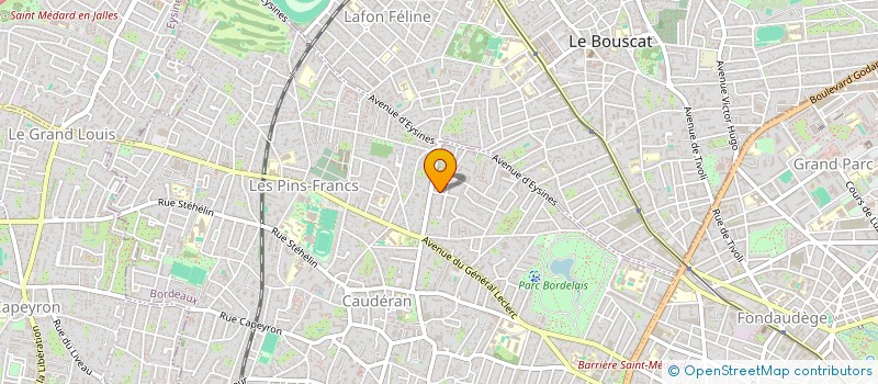 localisation de l'entreprise L.L.H  BORDEAUX