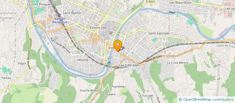 localisation de l'entreprise L.L.I. à PERIGUEUX