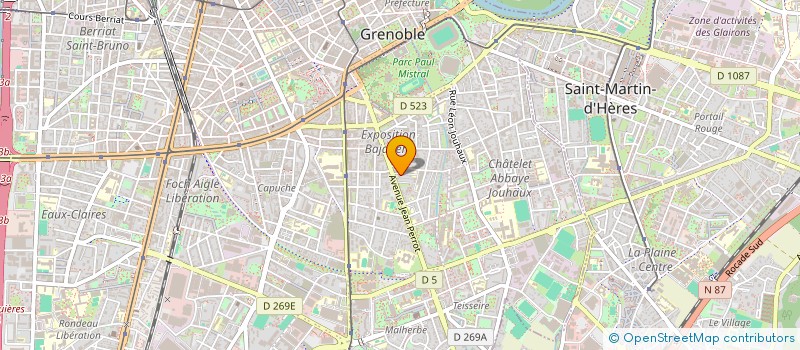 localisation de l'entreprise L&L IMMO  GRENOBLE