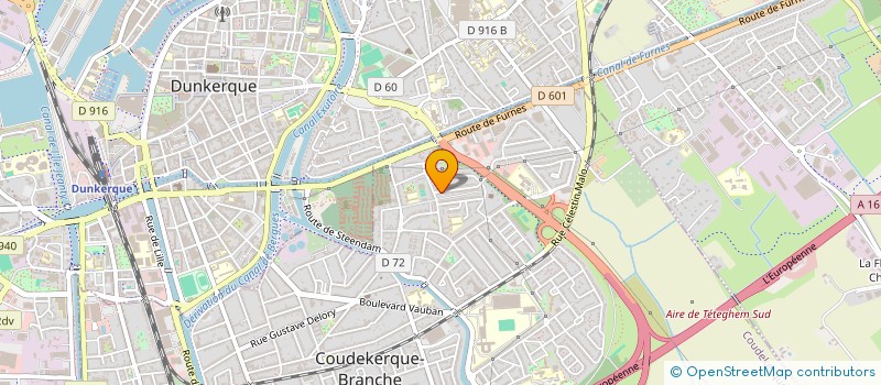 localisation de l'entreprise L&L IMMOBILIER  COUDEKERQUE-BRANCHE