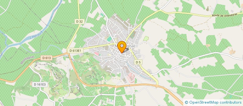 localisation de l'entreprise L.L IMMOBILIER  MONTAGNAC