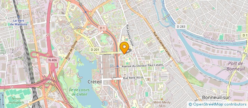 localisation de l'entreprise L&L INVEST  CRETEIL