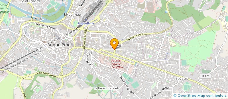 localisation de l'entreprise L'L LIVRE & LOGICIELS à ANGOULEME