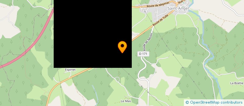 localisation de l'entreprise L.L.M  USSEL