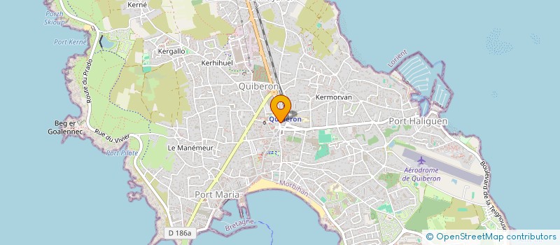 localisation de l'entreprise L.L.M.  QUIBERON