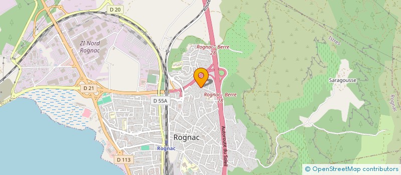 localisation de l'entreprise L L P SERVICES à ROGNAC