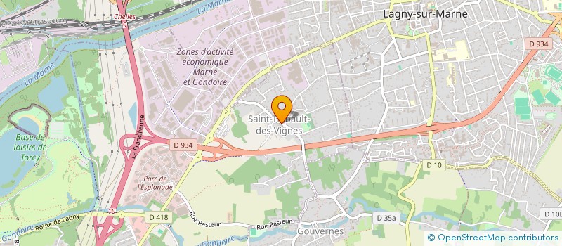 localisation de l'entreprise L.L PROTHESES  CROISSY-BEAUBOURG