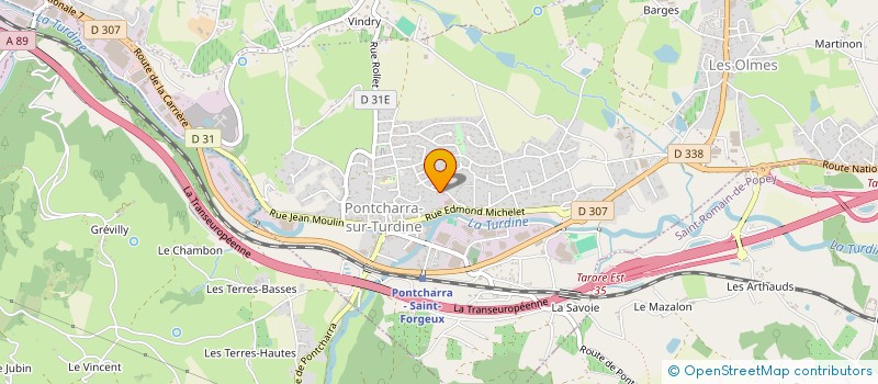 localisation de l'entreprise L&L'S IMMO  VINDRY-SUR-TURDINE