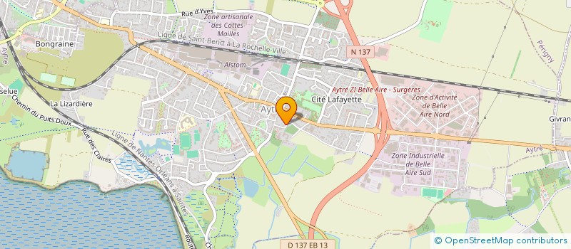 localisation de l'entreprise L&L SERVICES  AYTRE