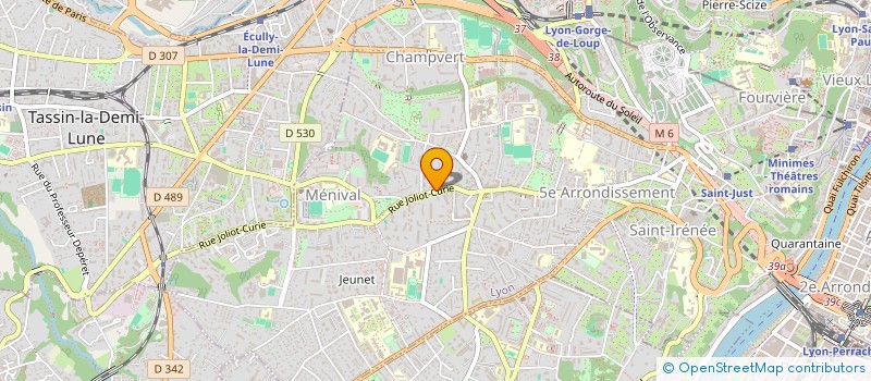 localisation de l'entreprise L.L.T.B.  LYON