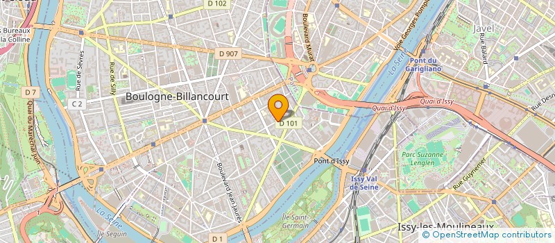 localisation de l'entreprise L.L.T.D à BOULOGNE-BILLANCOURT