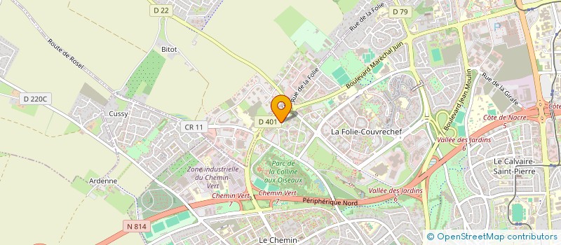 localisation de l'entreprise L&L TEXTILE à CAEN