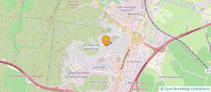 localisation de l'entreprise L&L TRADING à NARBONNE