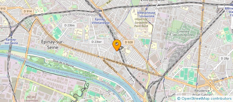 localisation de l'entreprise L.L TRANSFERT à EPINAY-SUR-SEINE