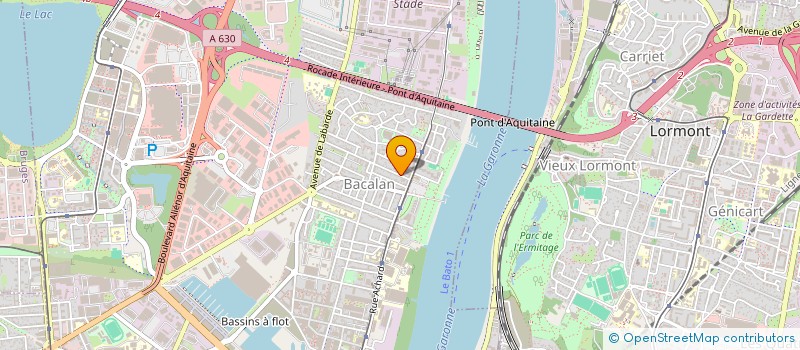 localisation de l'entreprise L&LM BACALAN  BORDEAUX