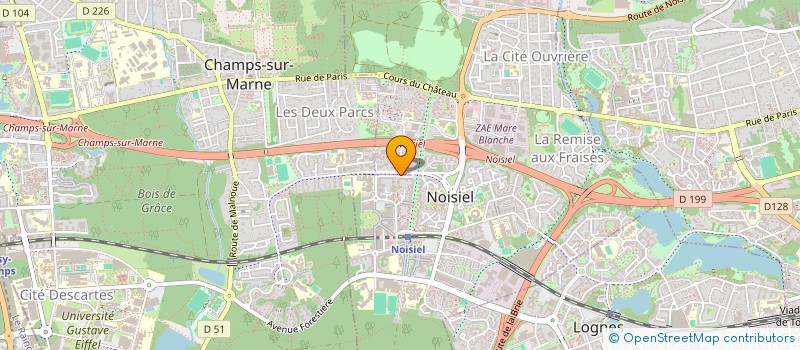 localisation de l'entreprise L M 3000  NOISIEL