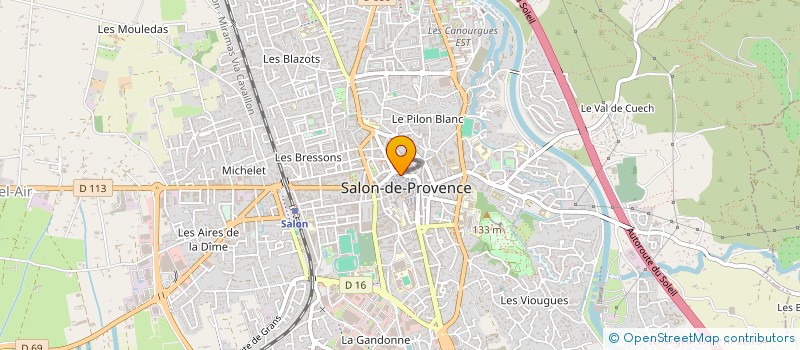 localisation de l'entreprise L.M.  SALON-DE-PROVENCE