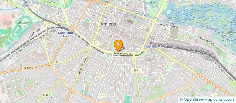 localisation de l'entreprise L.M. à AMIENS