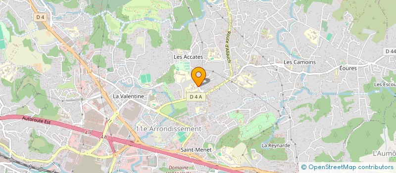 localisation de l'entreprise L.M à MARSEILLE