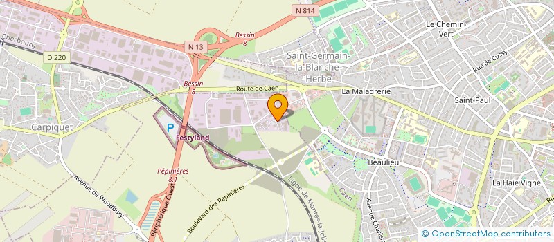 localisation de l'entreprise L.M.  BRETTEVILLE-SUR-ODON