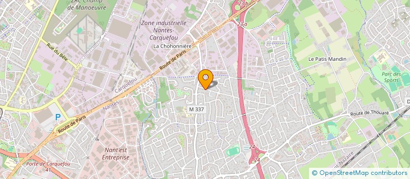 localisation de l'entreprise L & M  SAINTE-LUCE-SUR-LOIRE