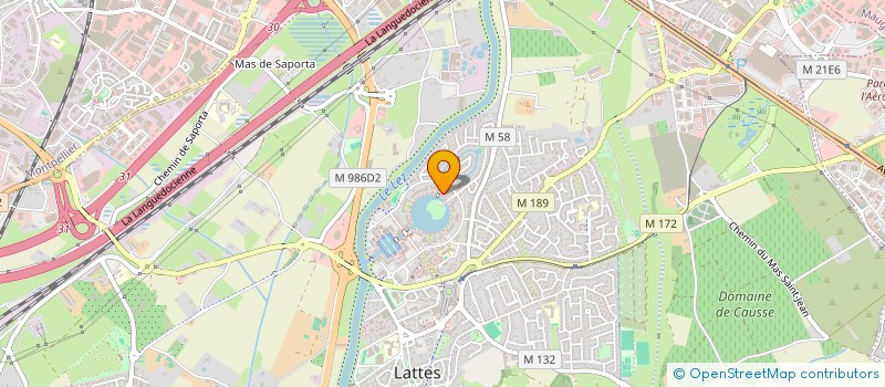 localisation de l'entreprise L&M à LATTES