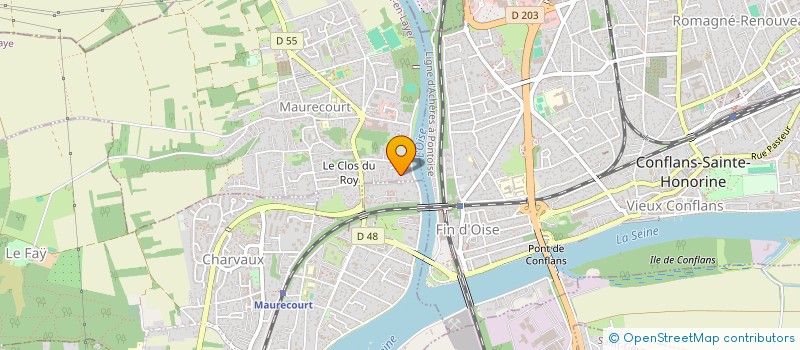 localisation de l'entreprise L'M  MAURECOURT