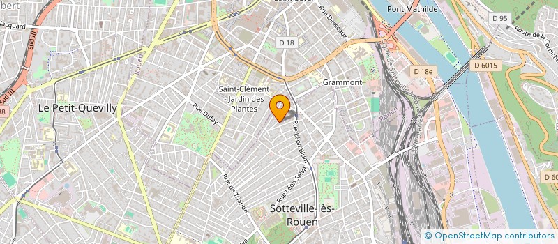 localisation de l'entreprise L & M  SOTTEVILLE-LES-ROUEN