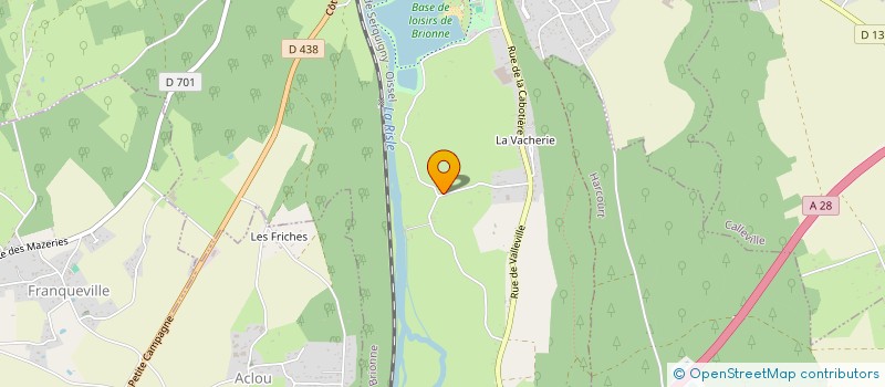 localisation de l'entreprise L & M  BRIONNE