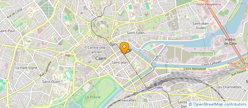 localisation de l'entreprise L & M à CAEN