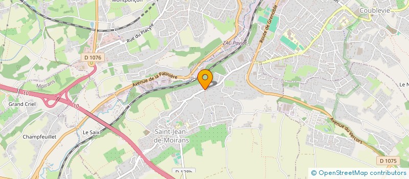 localisation de l'entreprise L.M.A  SAINT-JEAN-DE-MOIRANS