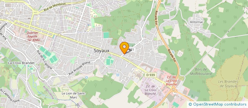 localisation de l'entreprise L.M.A.G à SOYAUX