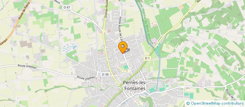 localisation de l'entreprise L.M.A SPORT à PERNES-LES-FONTAINES