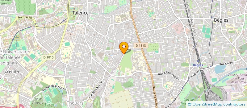 localisation de l'entreprise L&M AGUADO  TALENCE