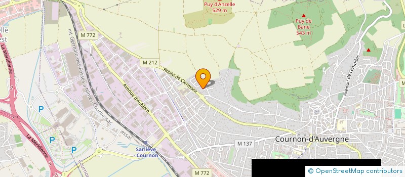 localisation de l'entreprise L M'ASSIST  COURNON-D'AUVERGNE