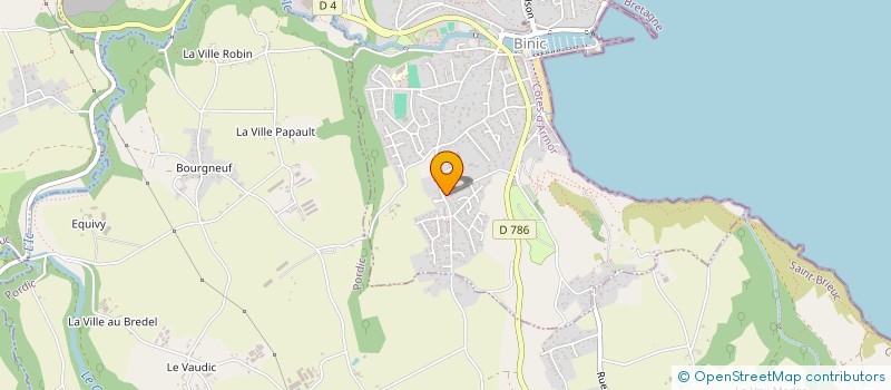 localisation de l'entreprise L&M ASSOCIES à BINIC-ETABLES-SUR-MER