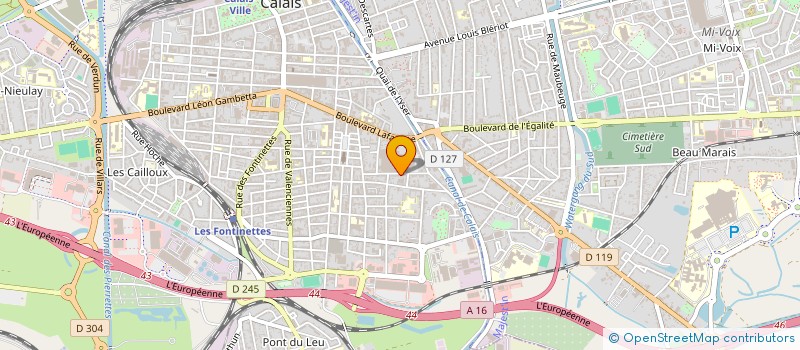 localisation de l'entreprise L.M.AUTO SOCIETE EN NOM COLLECTIF à CALAIS