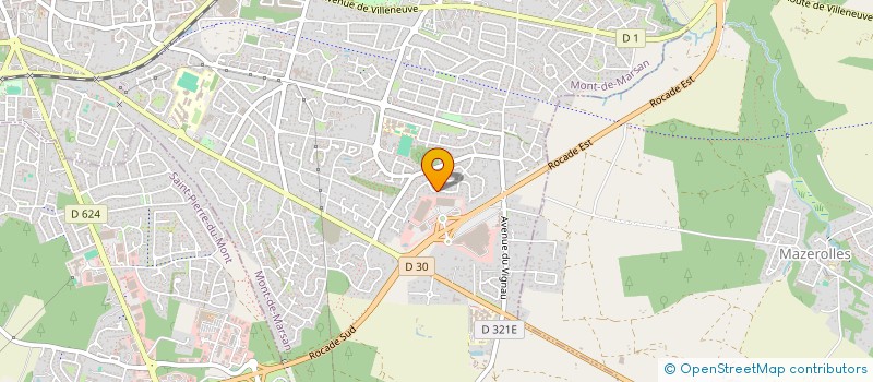 localisation de l'entreprise L&M AVENIR  MONT-DE-MARSAN