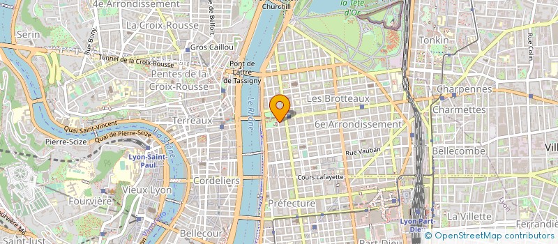 localisation de l'entreprise L M B à LYON