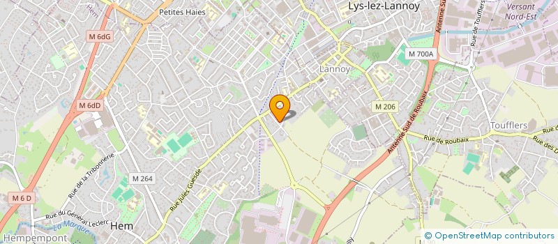 localisation de l'entreprise L.M.B à HEM