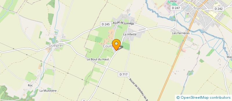localisation de l'entreprise L.M.B à COULONCES